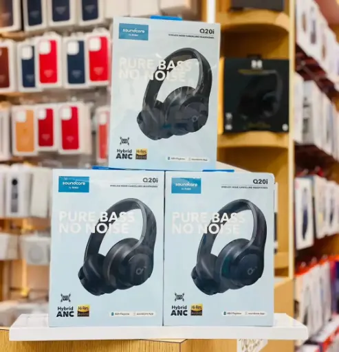 Soundcore by Anker Q20i Hybrid Active Noise Cancelling Headphones, Wireless